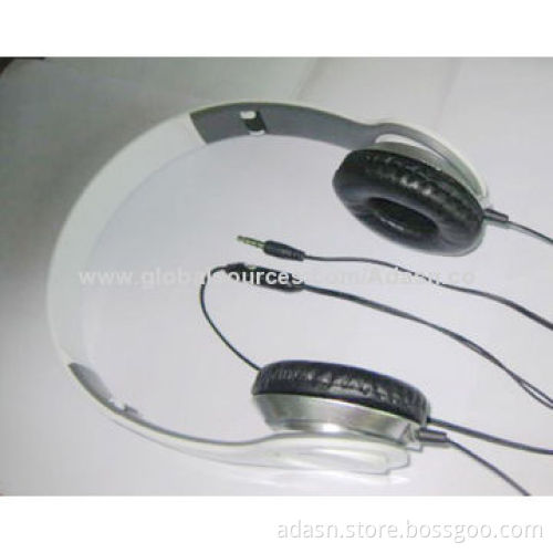 Fashionable design wired headset, adjustable for PC, mobile, MP3 and MP4 players